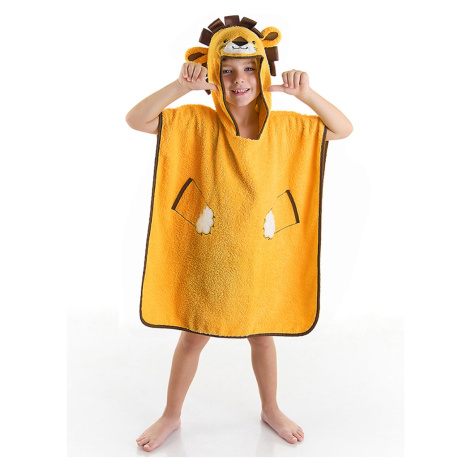 Denokids Lion Boy Towel Poncho