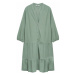 MANGO Košilové šaty 'Tribeca' světle zelená