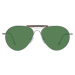 Zegna Couture sluneční brýle ZC0020 57 32N Titanium  -  Pánské