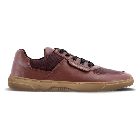 Barefoot tenisky Barebarics Bravo - Maroon Brown Be Lenka