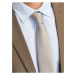 Béžová kravata Jack & Jones Solid