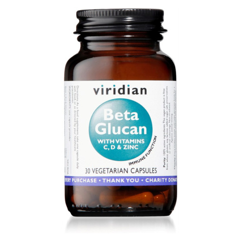 Viridian Beta glukan 30 kapslí