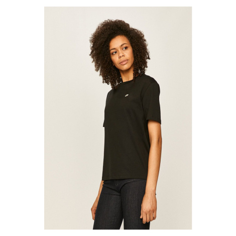 Bavlněné tričko Lacoste černá barva, TF5441-001