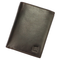 Pánská kožená peněženka Nordee ADL02-N4-VT hnědá