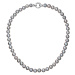 Evolution Group Perlový náhrdelník z pravých říčních perel šedý 22028.3