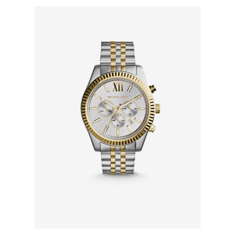 Stříbrno zlaté unisex hodinky Michael Kors Lexington