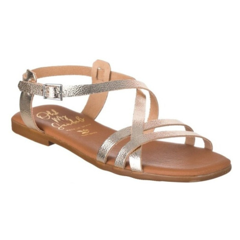 Oh My Sandals KOSE 5316 Zlatá Oh My Sandals For Rin