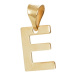 Přívěšek písmenko E ze žlutého zlata ZZ0825EF + dárek zdarma