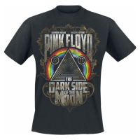 Pink Floyd Dark Side - Gold Leaves Tričko černá