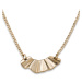 Rosefield náhrdelník Lois Liquid Waved necklace landscape Gold