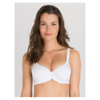 Bílá dámská podprsenka s kosticemi Playtex Flower Elegance Underwire Bra