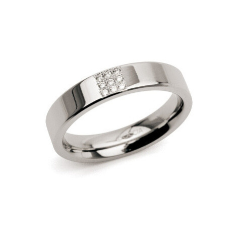 Boccia Titanium Titanový prsten s diamanty 0121-02