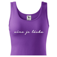 Dámské tričko - Víno je láska - tričko pro milovníky vína