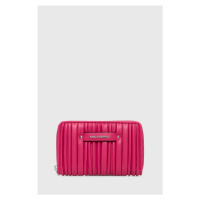 Peněženka Karl Lagerfeld růžová barva