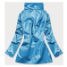 Světle modrá tenká dámská bunda se stojáčkem (AG5-017)