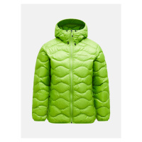 Bunda peak performance m helium down hood jacket stand out green