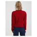 Červený dámský krátký lehký svetr Trendyol