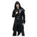 kabát pánský DEVIL FASHION - Vlad Hooded Punk Synthetic Leather