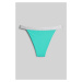 Plavky karl lagerfeld logo bikini bottom w/ elastic florida keys green