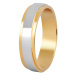 Beneto Dámský bicolor prsten z oceli SPD05 54 mm