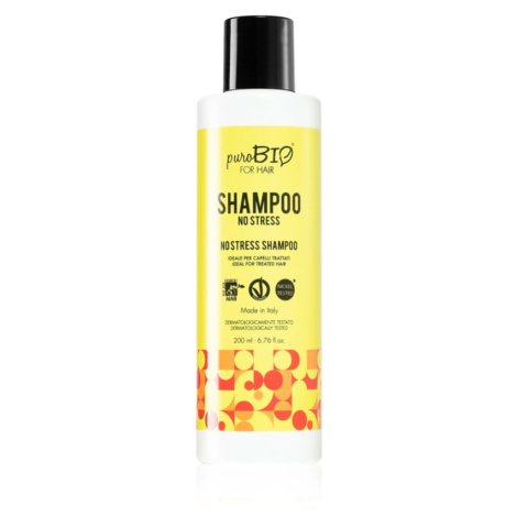 puroBIO Cosmetics No Stress posilující šampon 200 ml