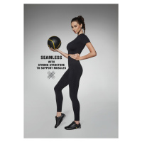 Bas Bleu Seamless CHALLENGE sports leggings with special material structure to support muscles