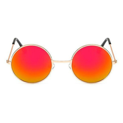 Sunmania Sunmania Oranžové zrcadlové brýle Lenonky 727586151