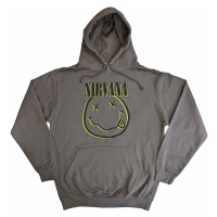 Nirvana mikina, Inverse Smiley Charcoal Grey, pánská