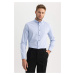 DEFACTO Modern Fit Oxford Long Sleeve Shirt