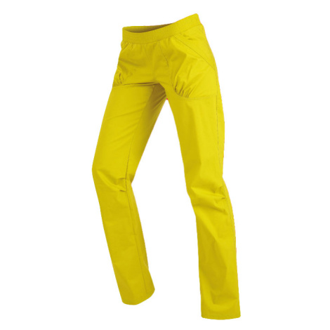 LITEX 99581 Kalhoty dámské dlouhé bokové žlutozelená