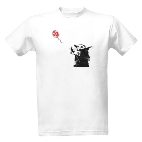 Pánské tričko Baby Yoda - Stencil