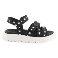 Sandále marni logo tape sandals černá