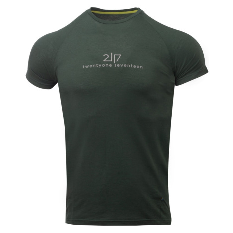 Pánskéerino tričko s krátkým rukávem 2117 LUTTRA zelená 2117 of Sweden