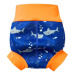 Kojenecké plavky splash about new happy nappy shark orange