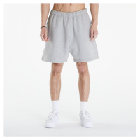 Nike Solo Swoosh Men's Fleece Shorts Dk Grey Heather/ White