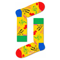 Ponožky Happy Socks x Disney All Smiles Sock dámské, žlutá barva