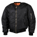 Bunda MFH® Flight Jacket MA1 “Bomber“- černá