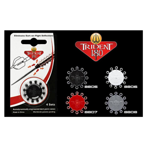 Winmau Trident 180 kroužky, stříbrné