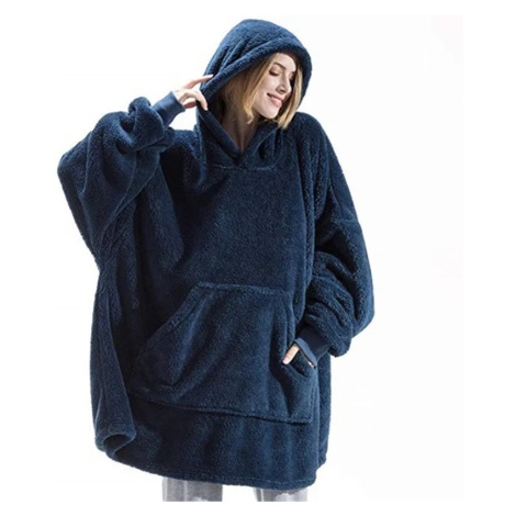 Dámská teplá mikina s kapucí – měkký fleece, domácí styl