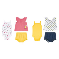 lupilu® Dívčí letní souprava s BIO bavlnou, 3dílná souprava (baby/infant#female)