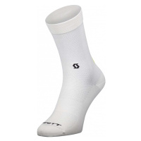SCOTT Cyklistické ponožky klasické - PERFO SRAM CREW - bílá