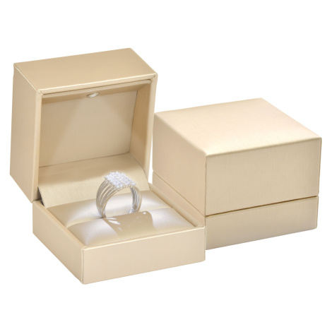 JK Box Luxusní LED osvětlená koženková krabička na prsten ZK-2/L/A20 JKbox