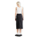Only Noos Bianca Midi Skirt - Washed Black Černá