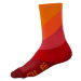 ALÉ Cyklistické ponožky klasické - DIAGONAL DIGITOPRESS - červená