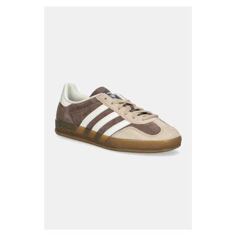 Sneakers boty adidas Originals Gazelle Indoor hnědá barva, IF9646