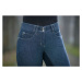 Kalhoty jezdecké Miss Blink HKM, s celokoženým sedem, dámské, jeans blue