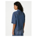 Tmavě modrá dámská džínová košile Marks & Spencer