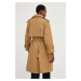Trench kabát Answear Lab dámský, hnědá barva, přechodný