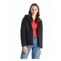 LC Waikiki Women's Hooded Plain Puffer Coat