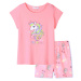 Dívčí letní pyžamo - KUGO TM6225, lososová Barva: Lososová